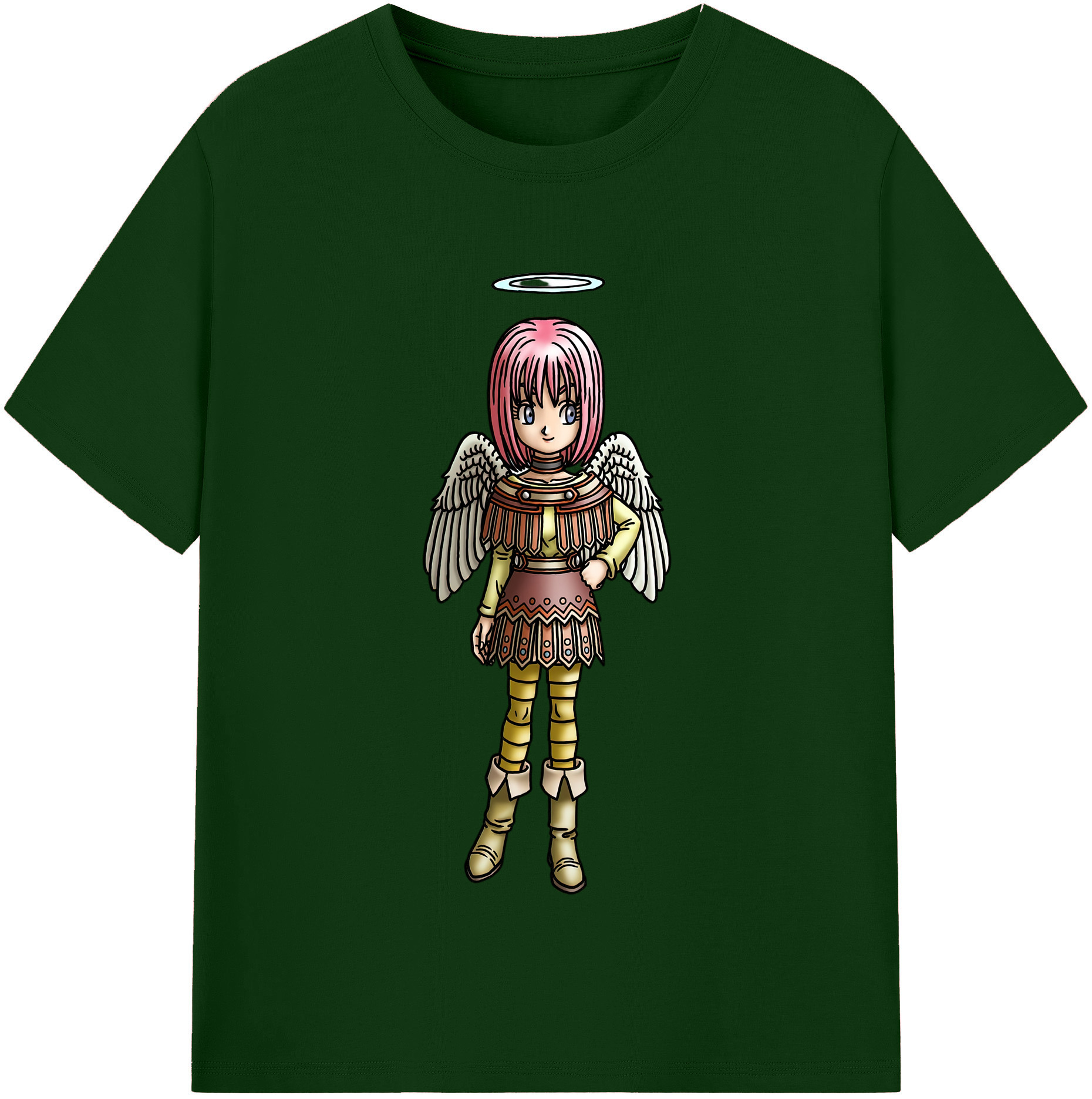 （画像用） ドラゴンクエスト Doragon Kuesuto Dragon Quest 綿100％半袖Tシャツ（フロントプリント）
